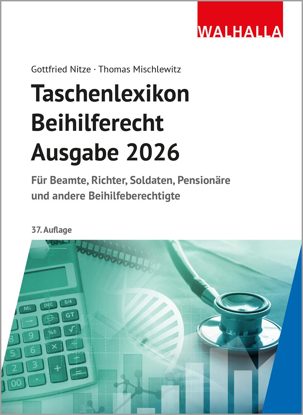 Vorderes Coverbild Taschenlexikon Beihilferecht Ausgabe 2026