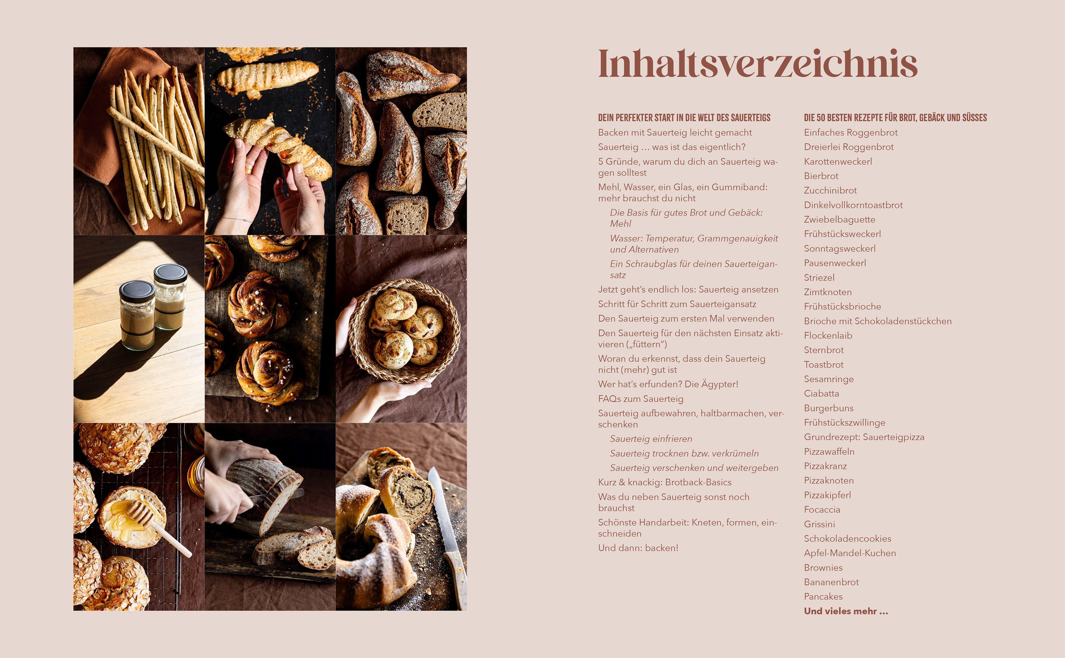 Beispielinhalt (Bild) Einfach backen mit Sauerteig