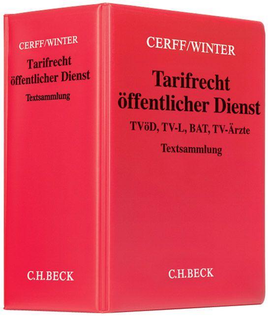Vorderes Coverbild Tarifrecht öffentlicher Dienst (mit Fortsetzungsnotierung). Inkl. 87. Ergänzungslieferung