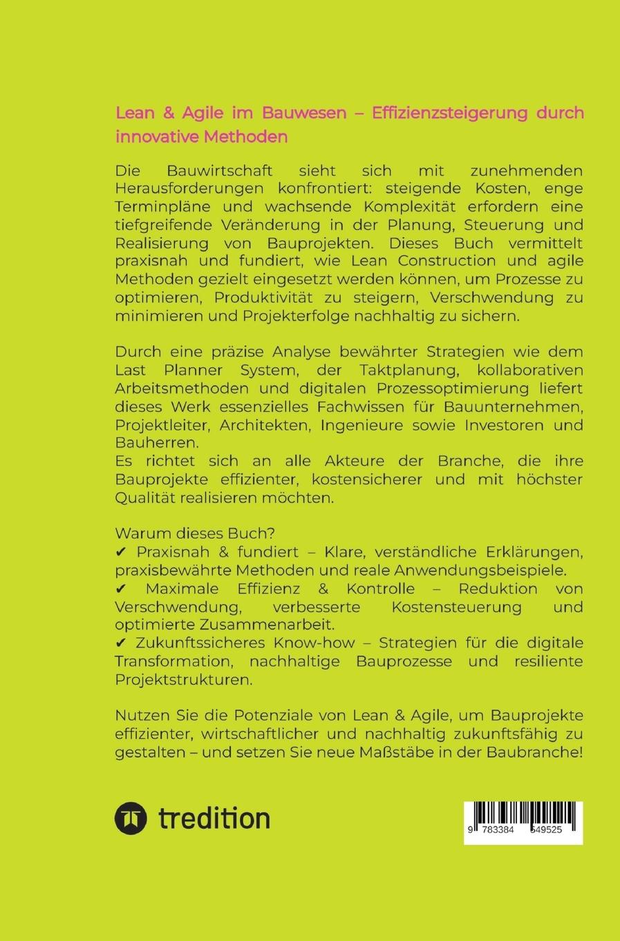 Rückseitencover Lean & Agile im Bauwesen