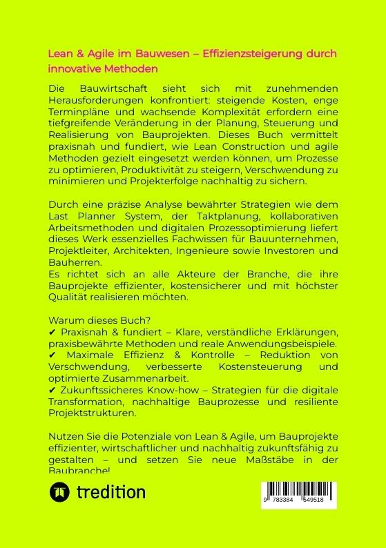 Rückseitencover Lean & Agile im Bauwesen