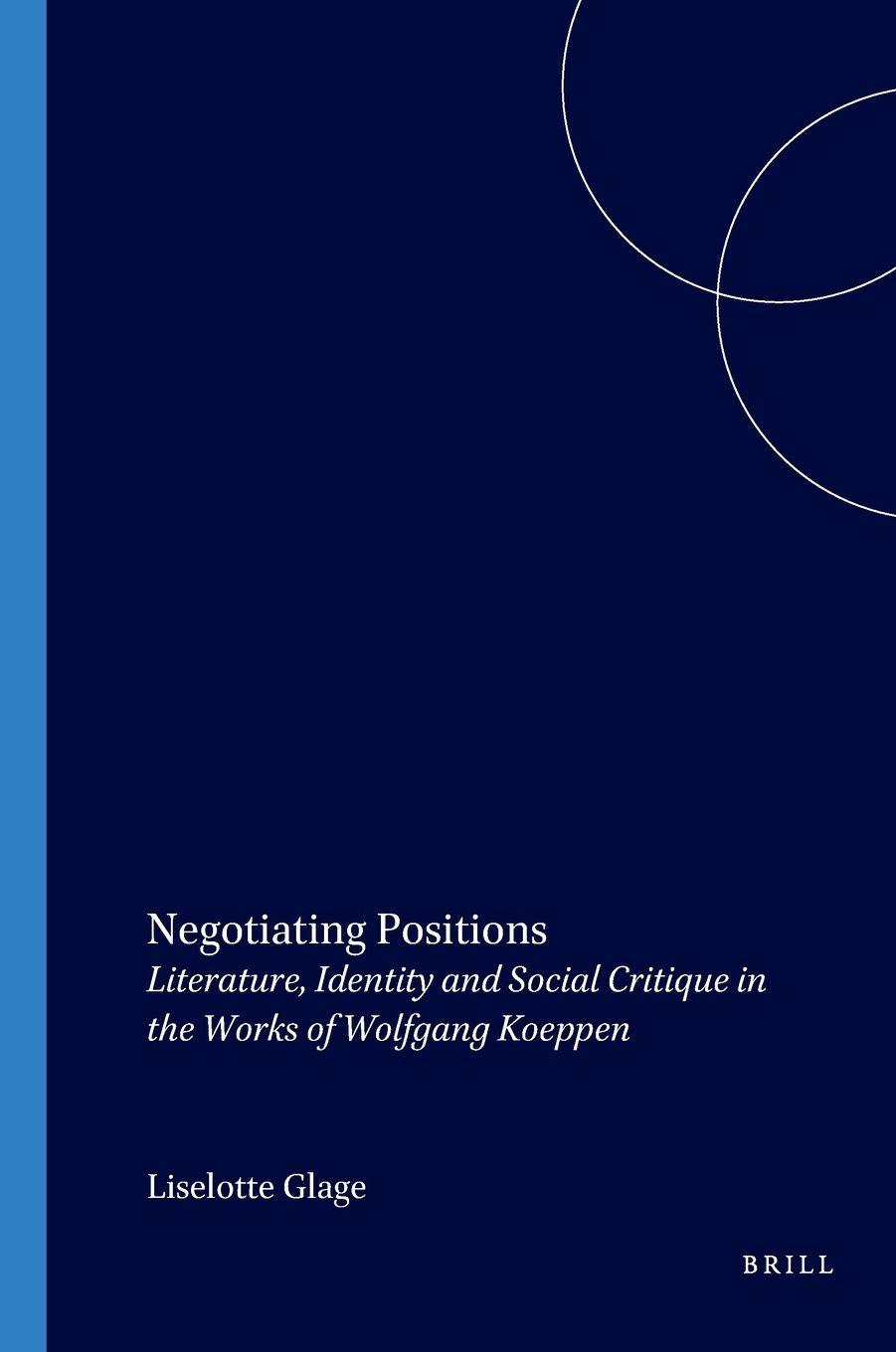 Vorderes Coverbild Negotiating Positions
