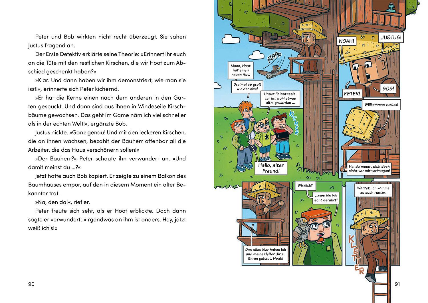 Beispielinhalt (Bild) Die drei ??? Kids, Geheimnis um CubeMax