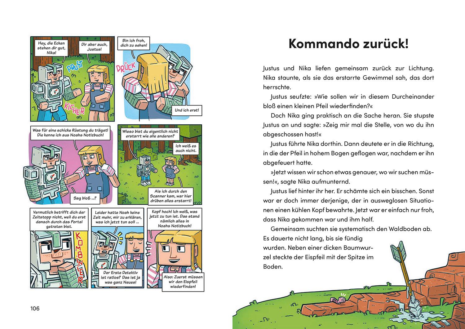 Beispielinhalt (Bild) Die drei ??? Kids, Geheimnis um CubeMax