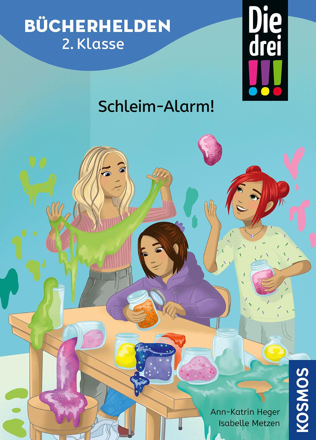 Vorderes Coverbild Die drei !!!, Bücherhelden 2. Klasse, Schleim-Alarm!
