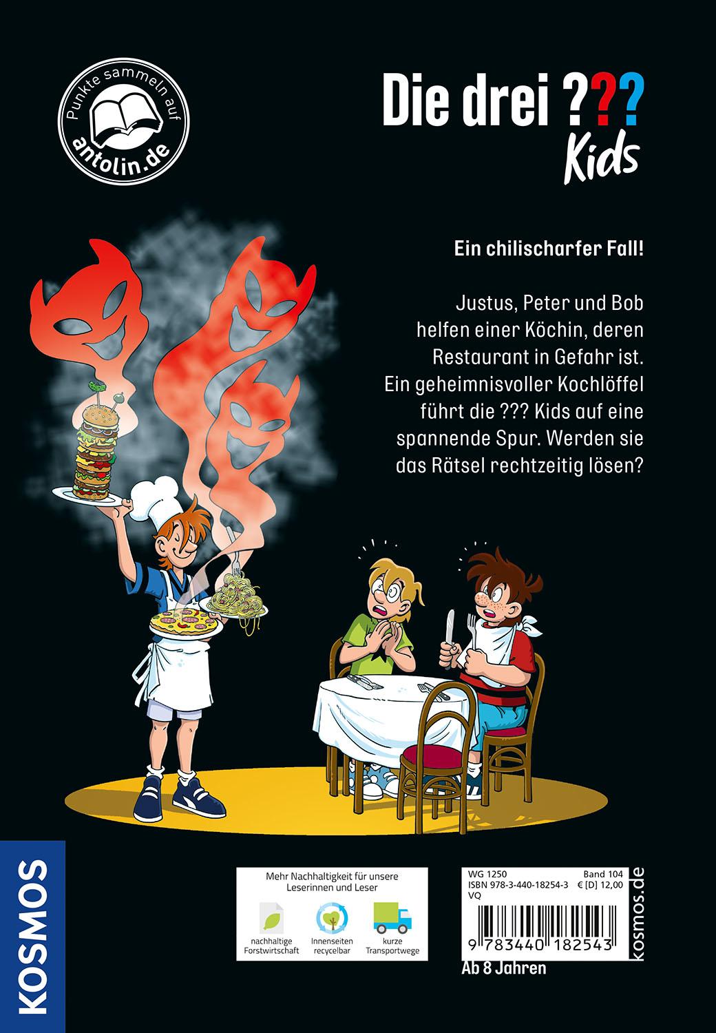 Beispielinhalt (Bild) Die drei ??? Kids, 104, Teuflische Küche