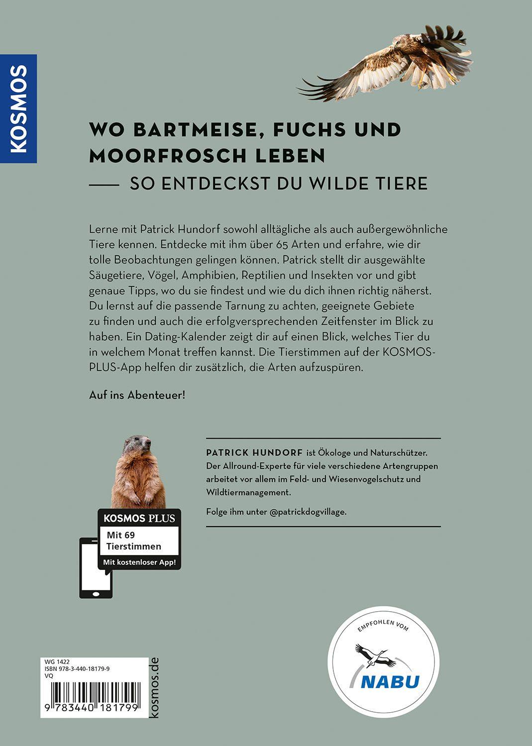 Beispielinhalt (Bild) Tiere beobachten mit dem Wildtierguide