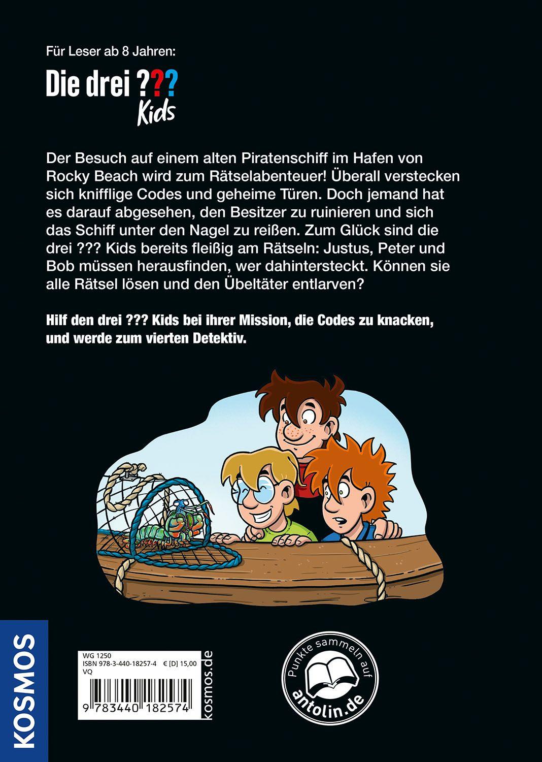 Beispielinhalt (Bild) Die drei ??? Kids, Mission Piraten-Code