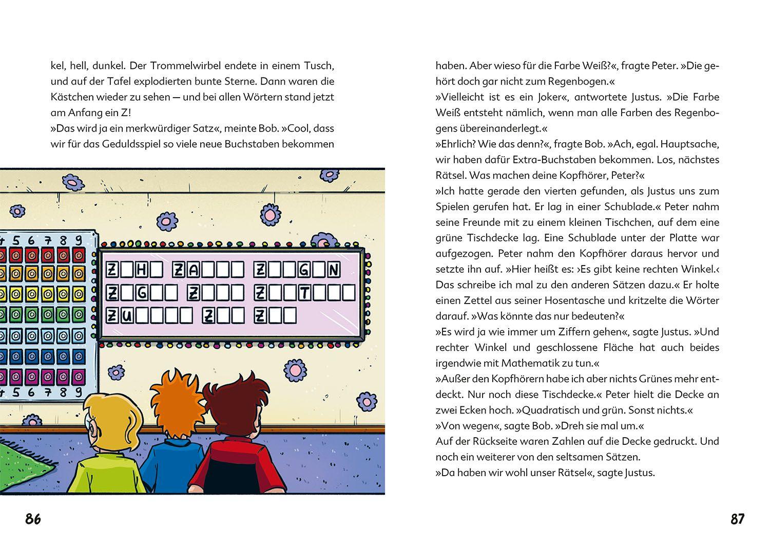 Beispielinhalt (Bild) Die drei ??? Kids, Mission Piraten-Code