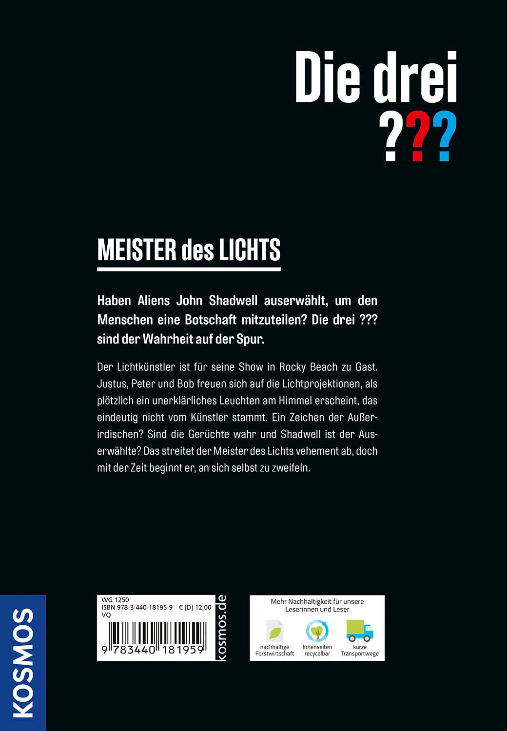 Beispielinhalt (Bild) Die drei ??? Meister des Lichts