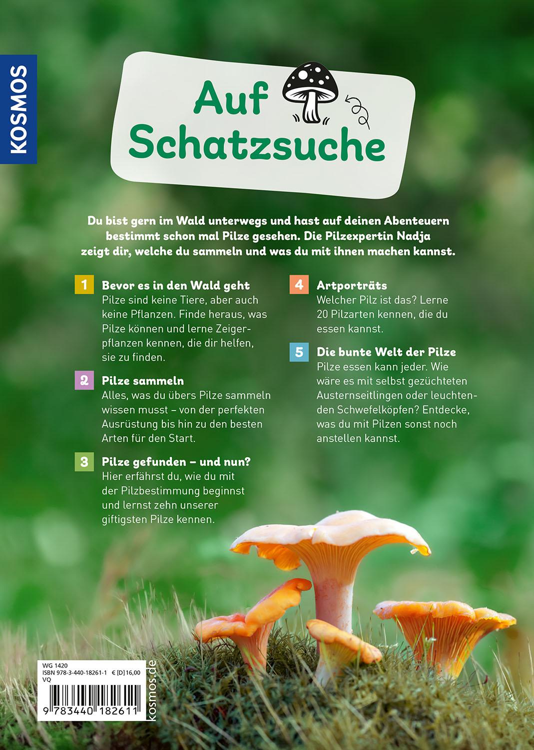 Beispielinhalt (Bild) Das Pilzbuch für Kids