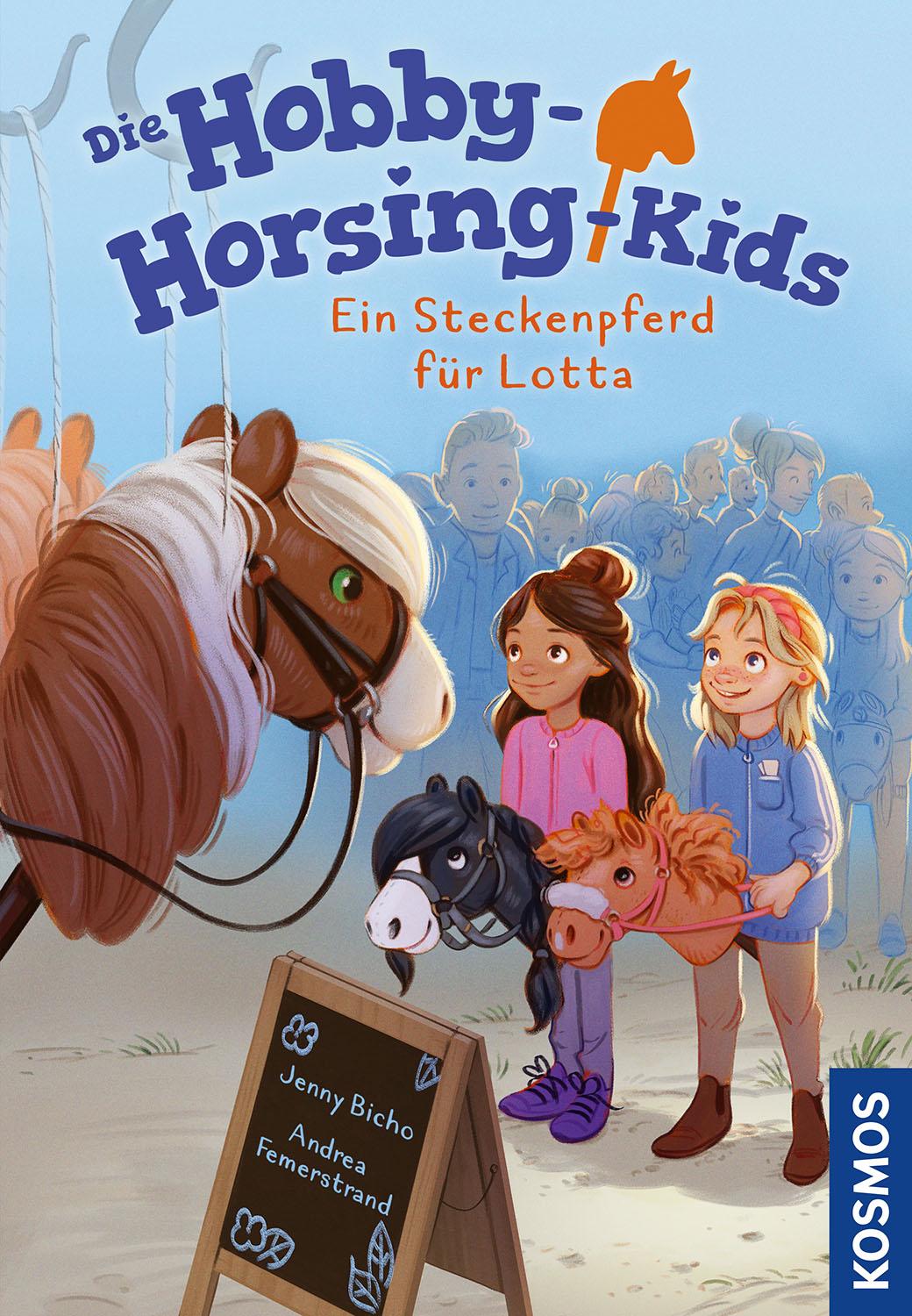 Vorderes Coverbild Die Hobby-Horsing-Kids, 1, Ein Steckenpferd für Lotta