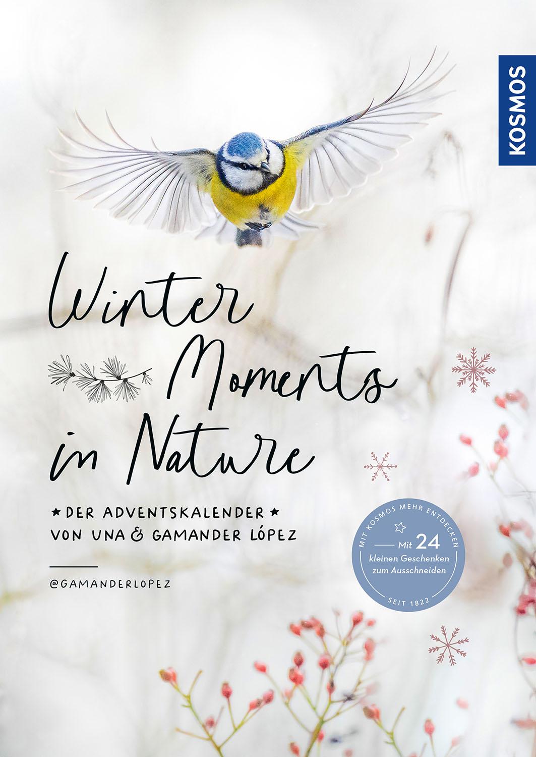 Vorderes Coverbild Winter Moments in Nature - der Adventskalender