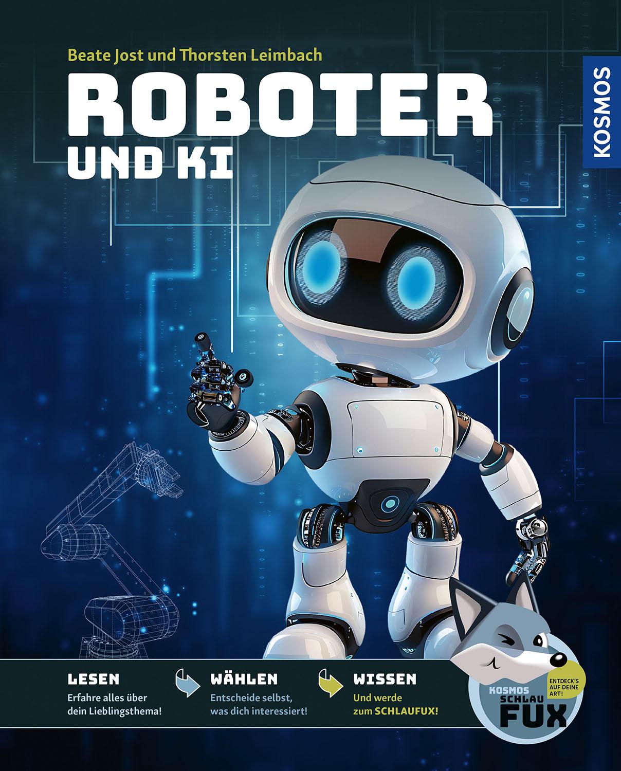 Vorderes Coverbild Kosmos SchlauFUX Roboter und KI