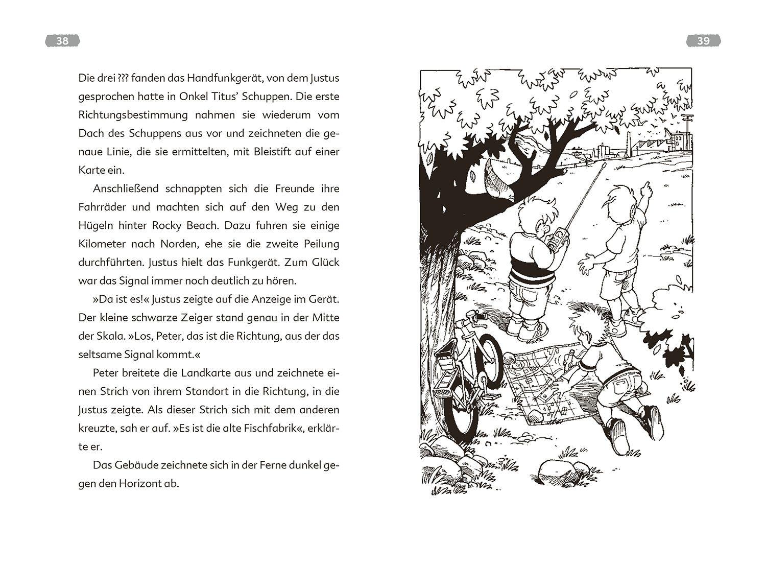 Beispielinhalt (Bild) Die drei ??? Kids Dein Fall, Das versunkene Gold