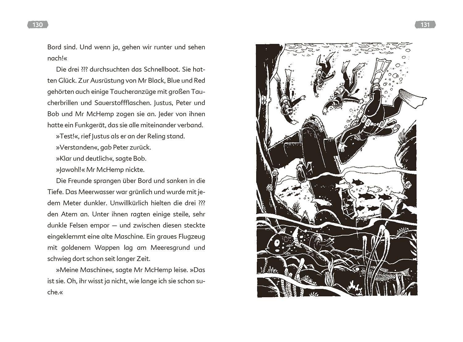 Beispielinhalt (Bild) Die drei ??? Kids Dein Fall, Das versunkene Gold