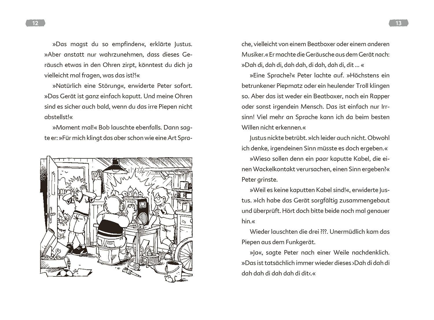 Beispielinhalt (Bild) Die drei ??? Kids Dein Fall, Das versunkene Gold