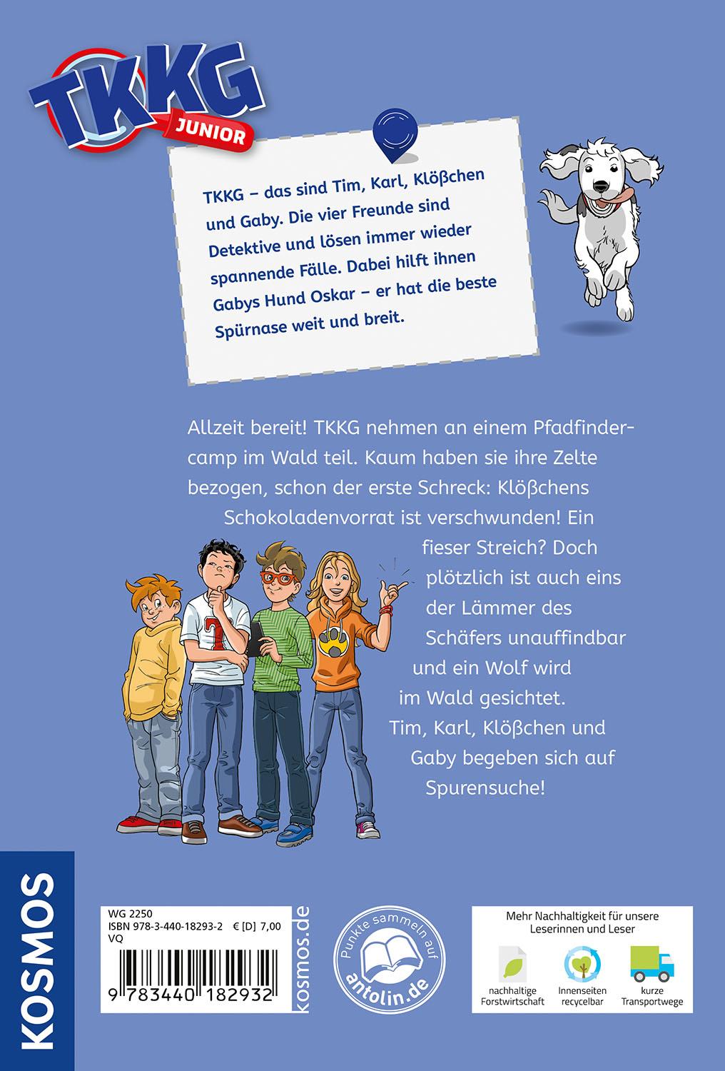 Beispielinhalt (Bild) TKKG Junior, Wolfsnächte