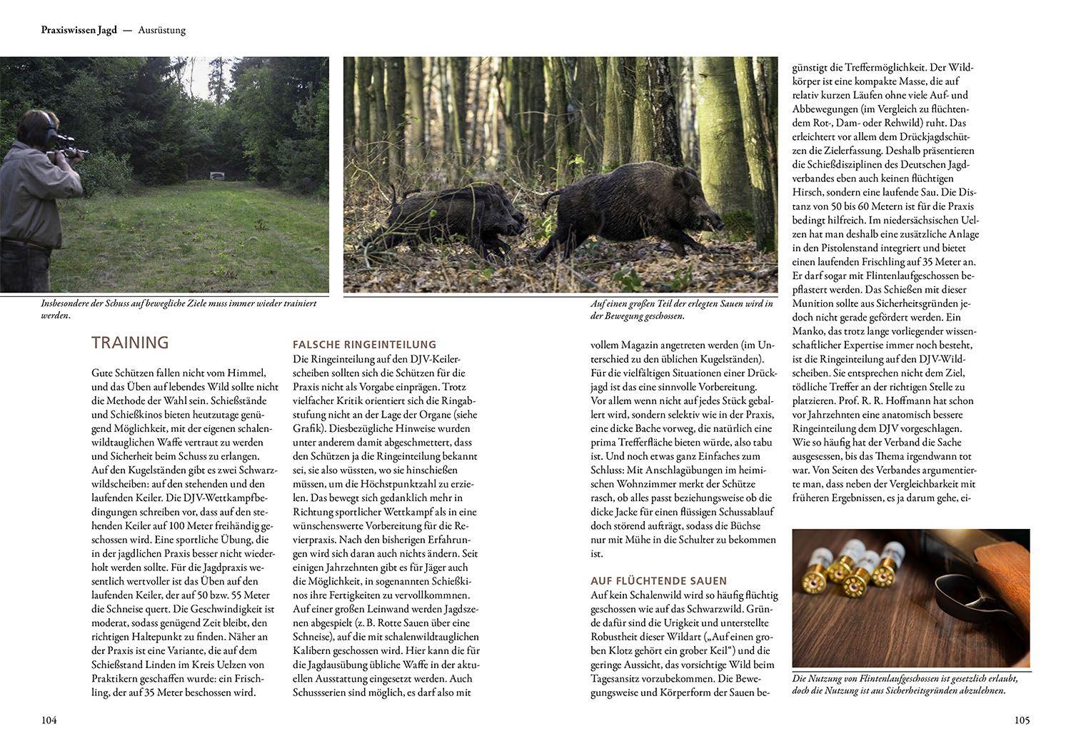 Beispielinhalt (Bild) Auf Sauen jagen - mit Herz und Verstand