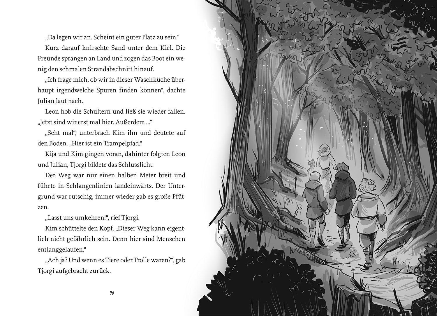 Beispielinhalt (Bild) Die Zeitdetektive, 7, Odins magisches Schwert