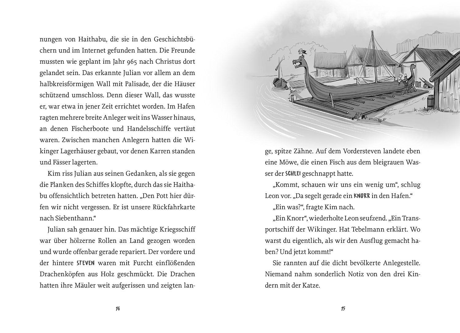 Beispielinhalt (Bild) Die Zeitdetektive, 7, Odins magisches Schwert