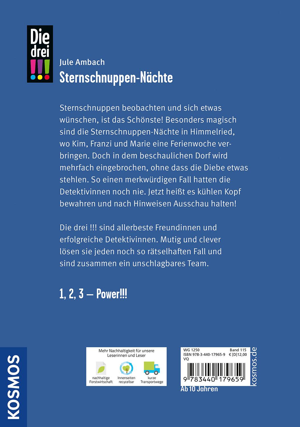 Beispielinhalt (Bild) Die drei !!!, 115, Sternschnuppen-Nächte