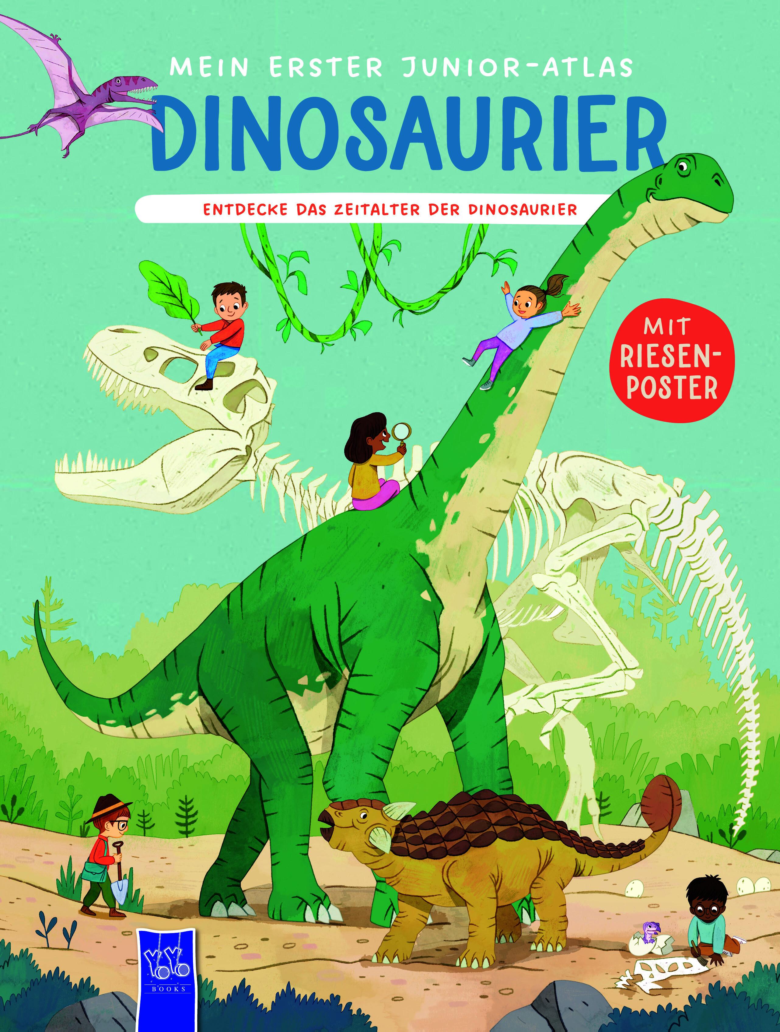 Vorderes Coverbild Mein erster Junior-Atlas: Dinosaurier