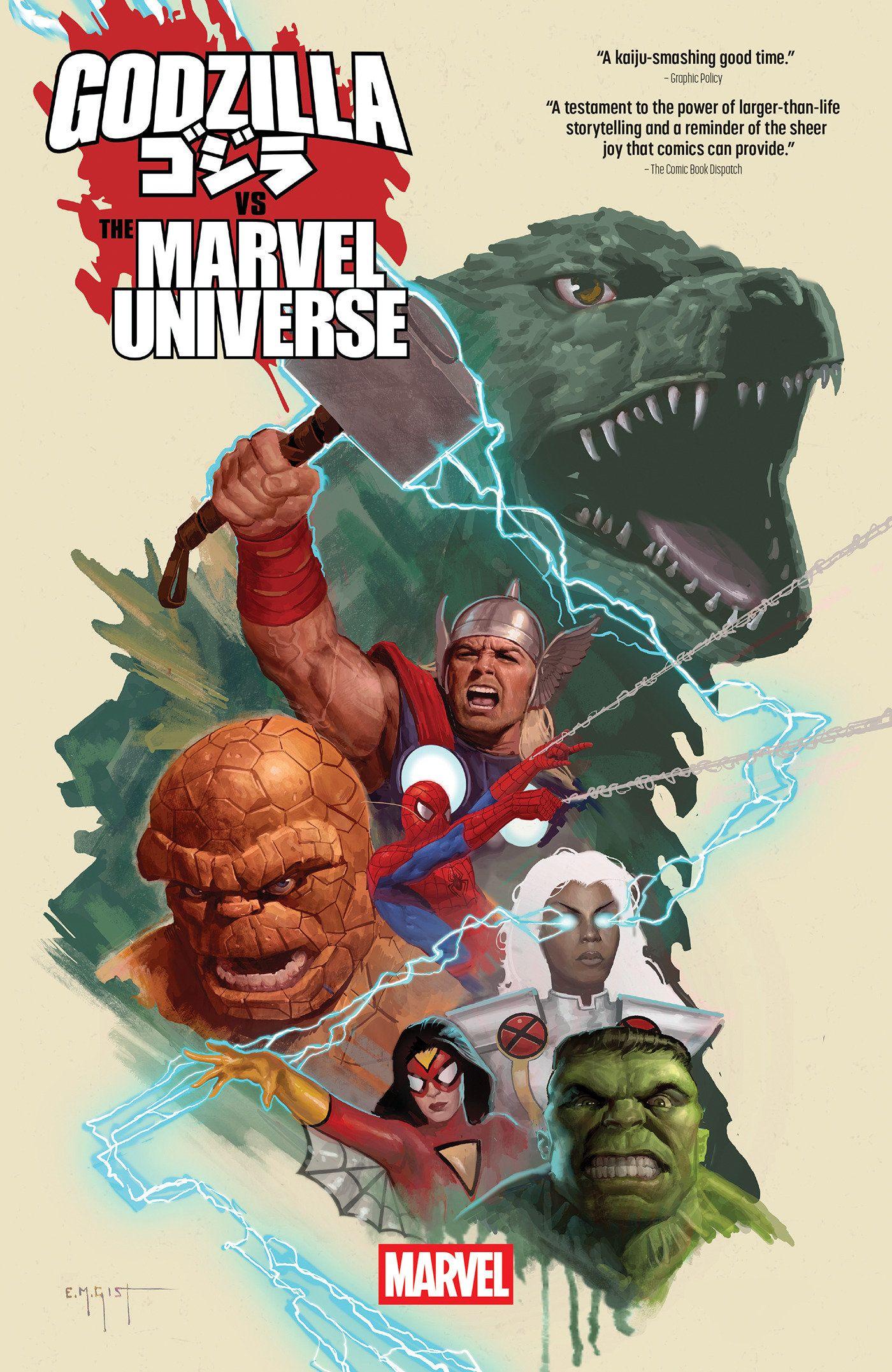 Vorderes Coverbild Godzilla vs. the Marvel Universe
