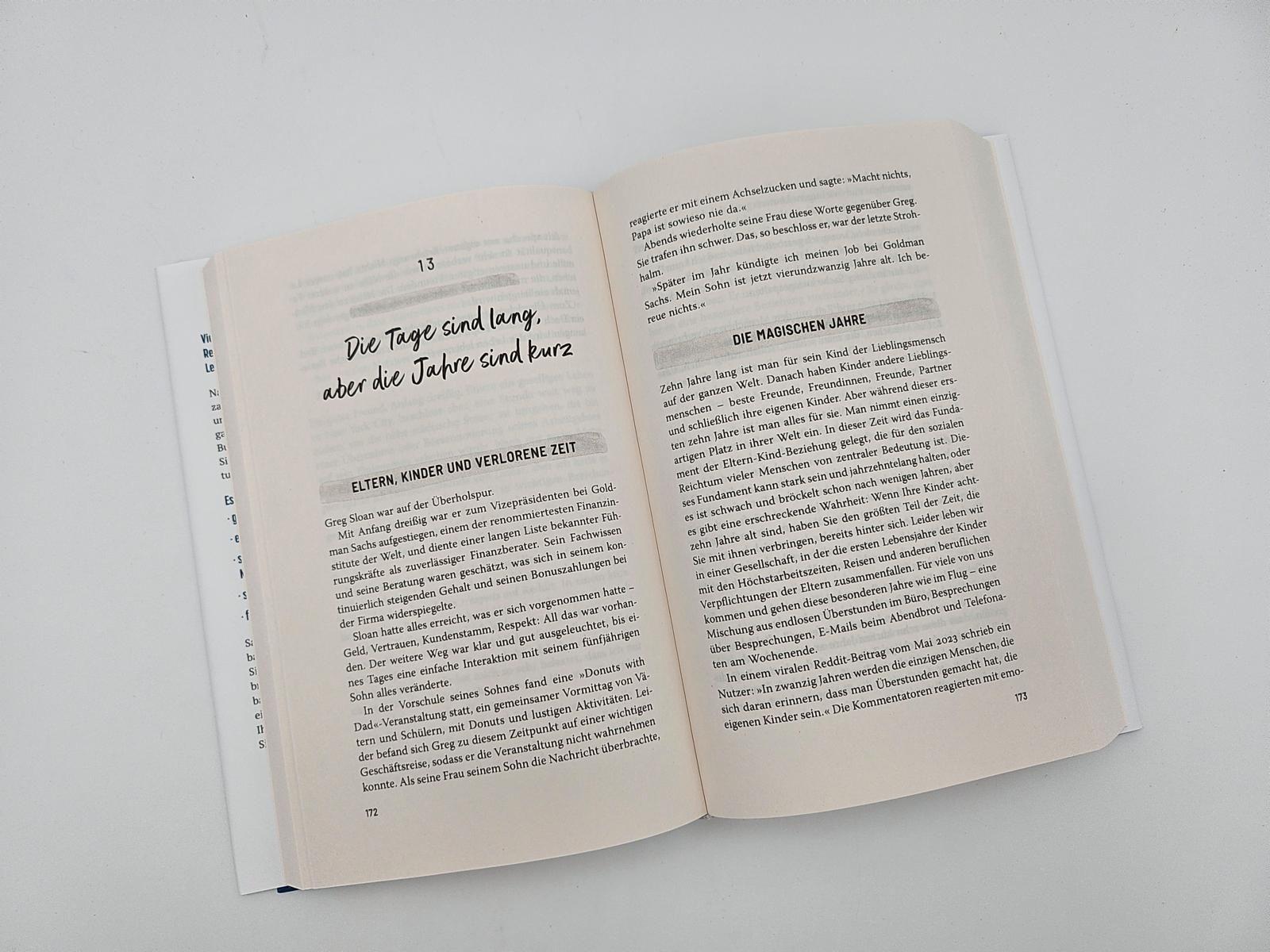 Beispielinhalt (Bild) Die 5 Arten des Reichtums