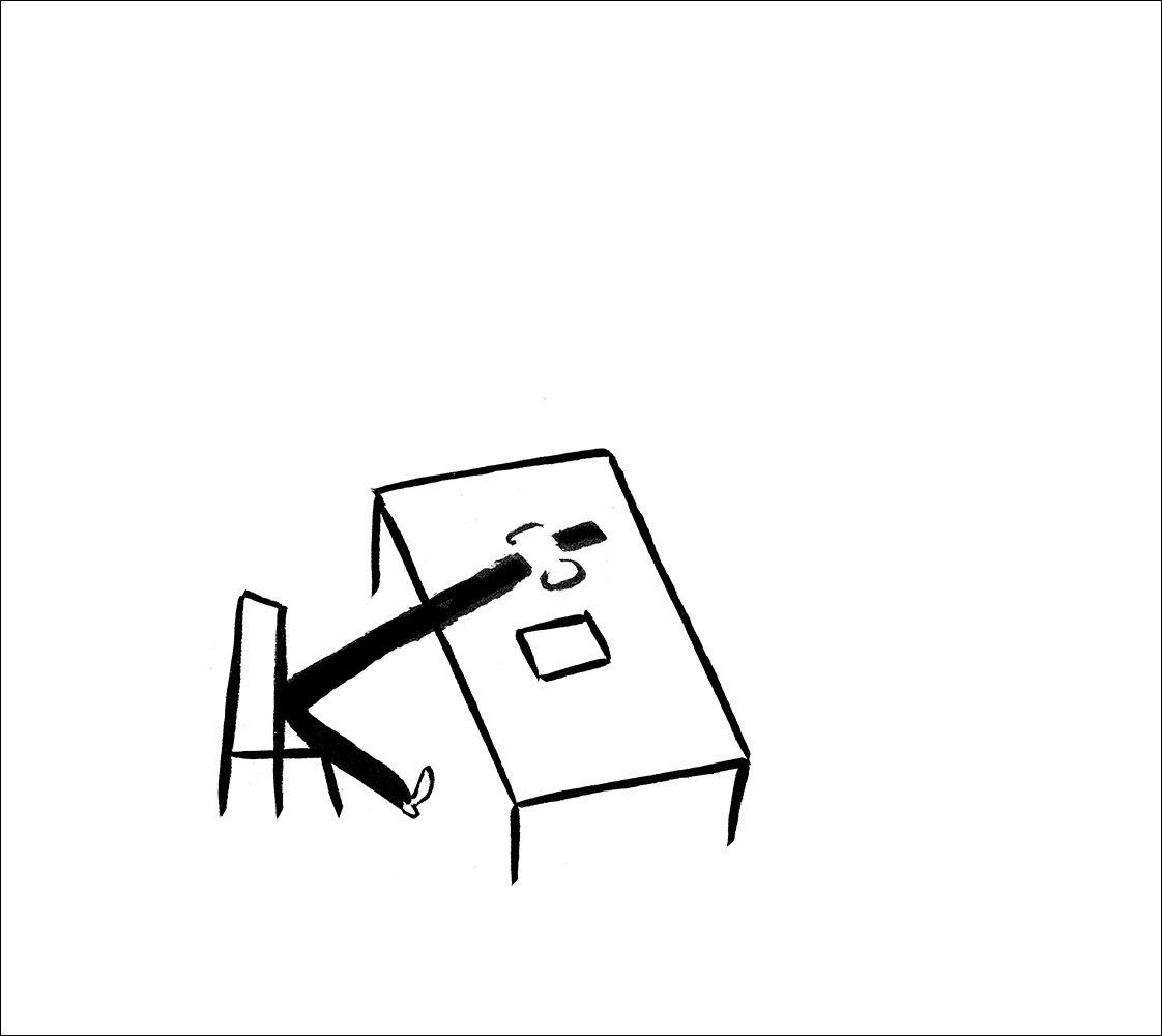 Beispielinhalt (Bild) Writer's Block