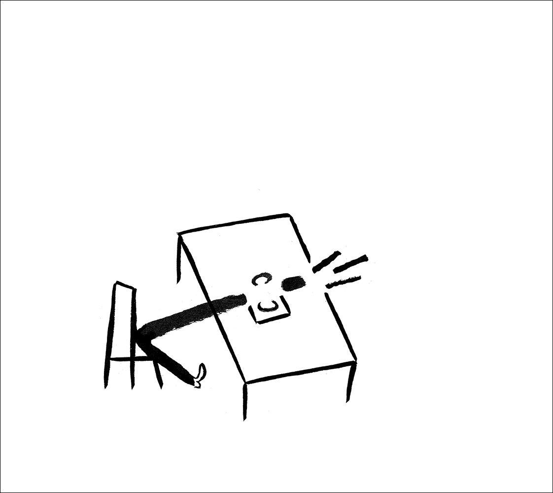 Beispielinhalt (Bild) Writer's Block