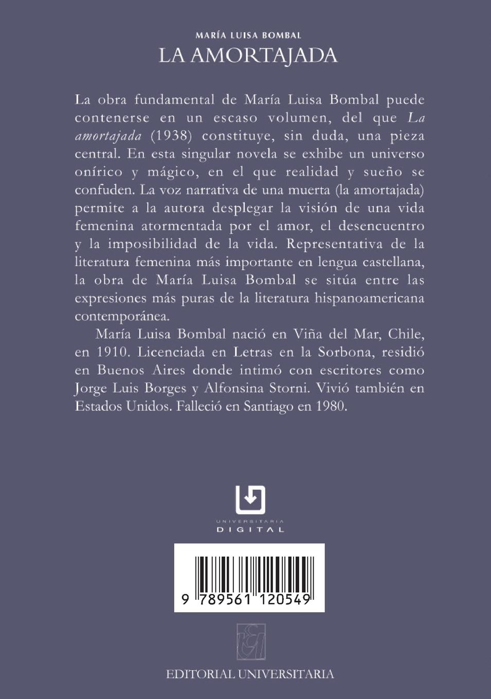 Rückseitencover La amortajada