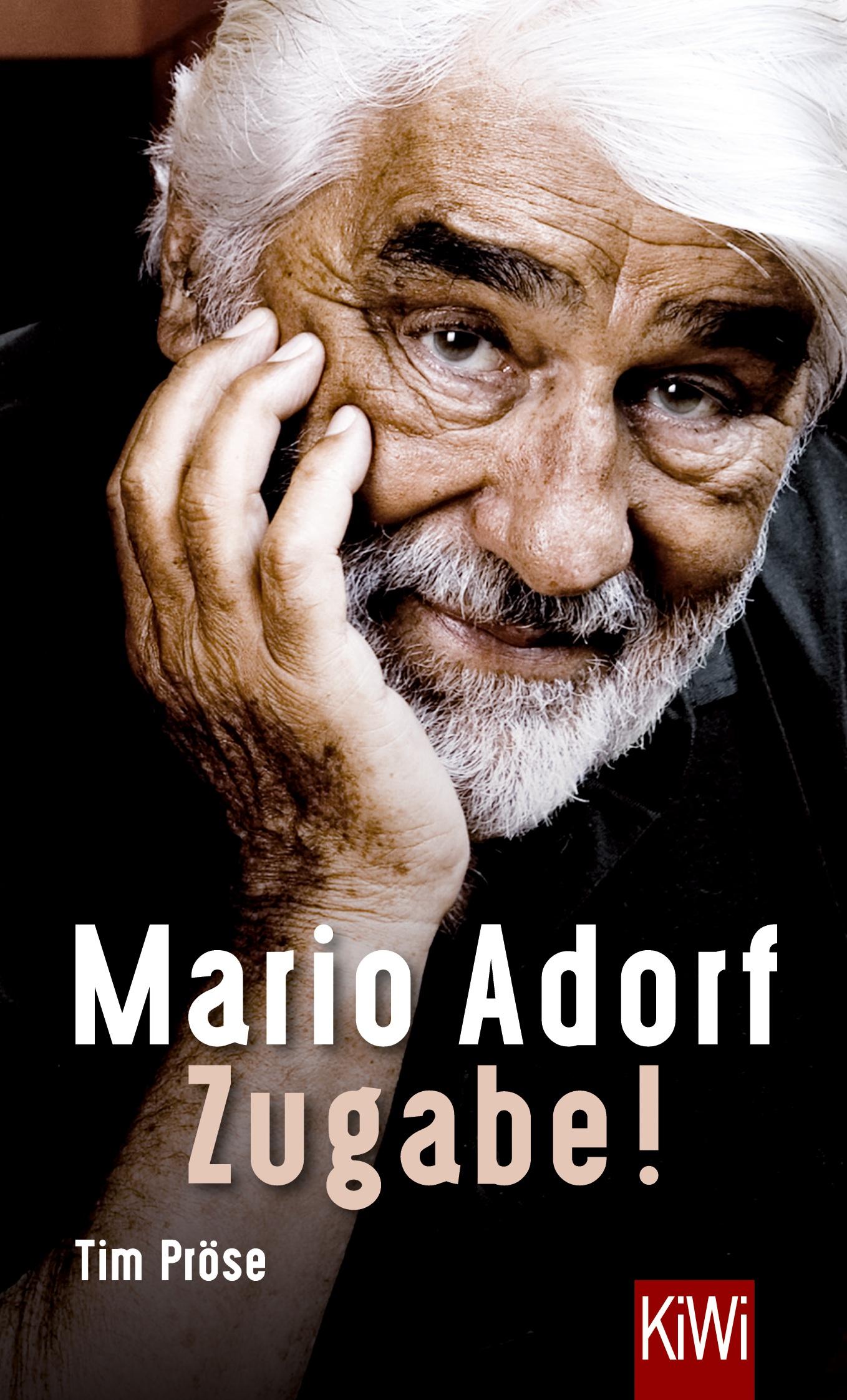 Vorderes Coverbild Mario Adorf. Zugabe!