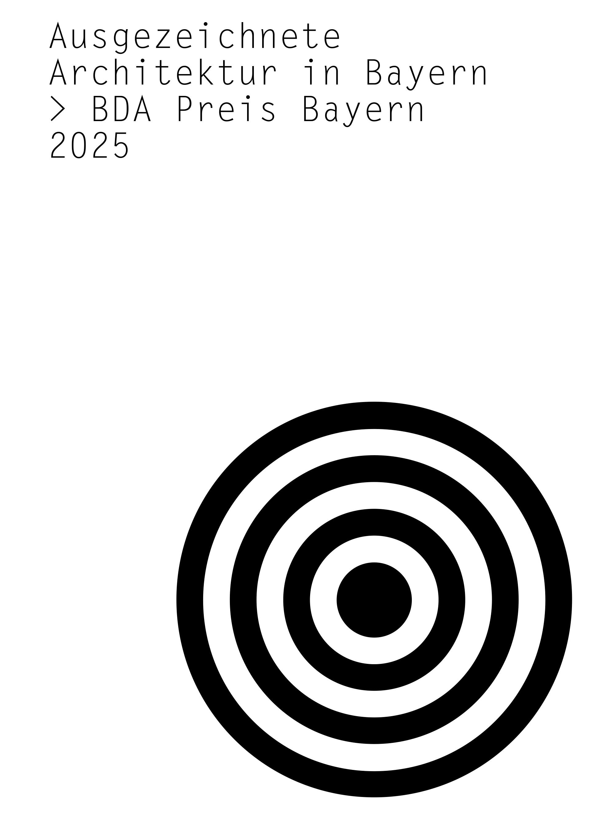 Vorderes Coverbild BDA Preis Bayern 2025