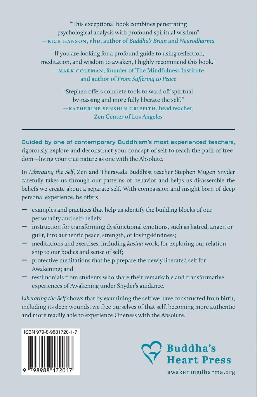 Rückseitencover Liberating the Self