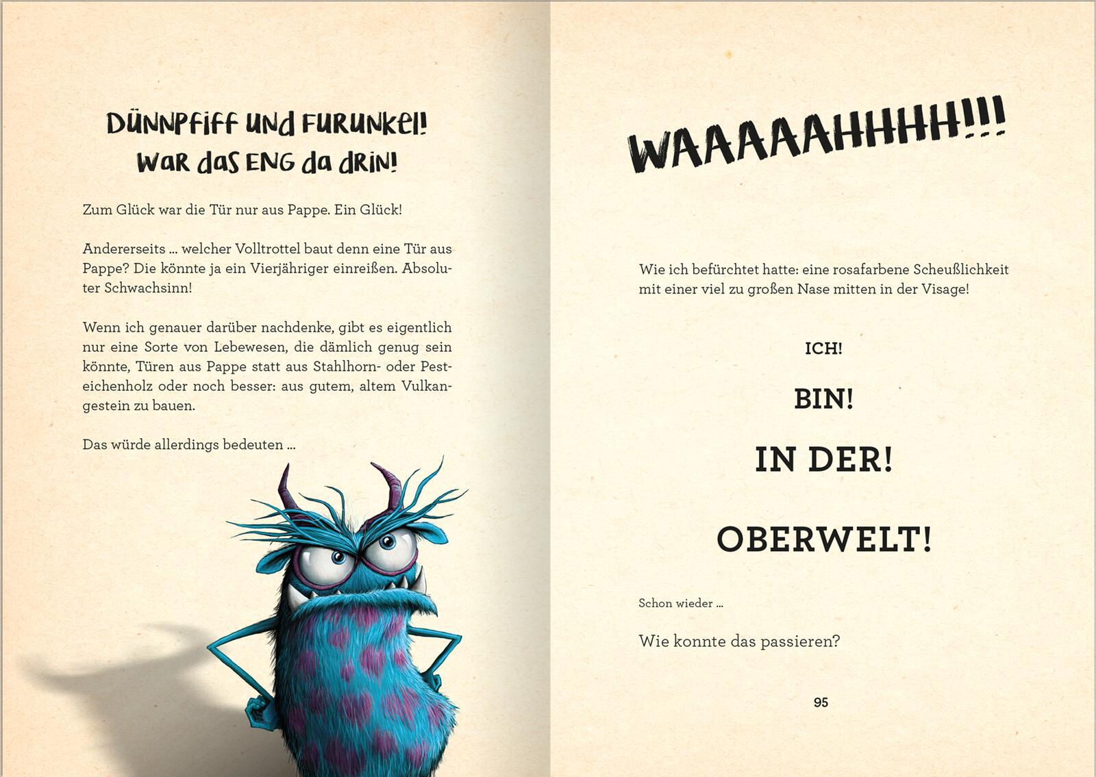 Beispielinhalt (Bild) Das Buch mit dem Fluch - Pack das nicht aus! (Das Buch mit dem Fluch 5)