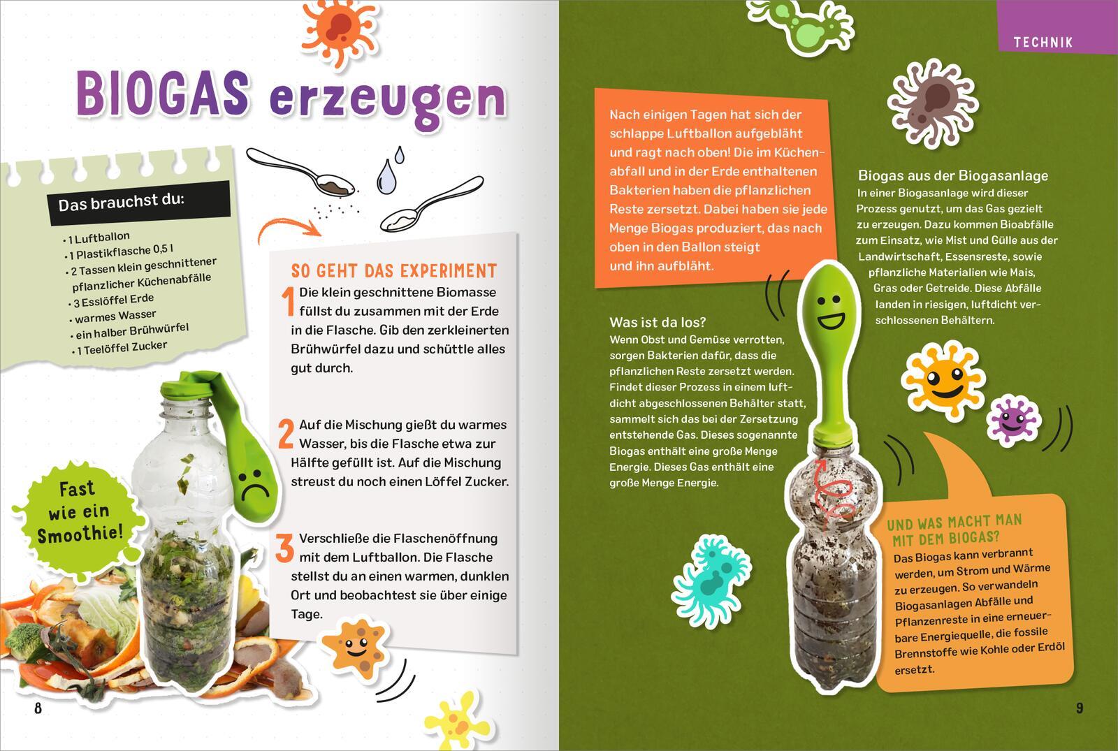 Beispielinhalt (Bild) Science & Kids - Geniale Experimente