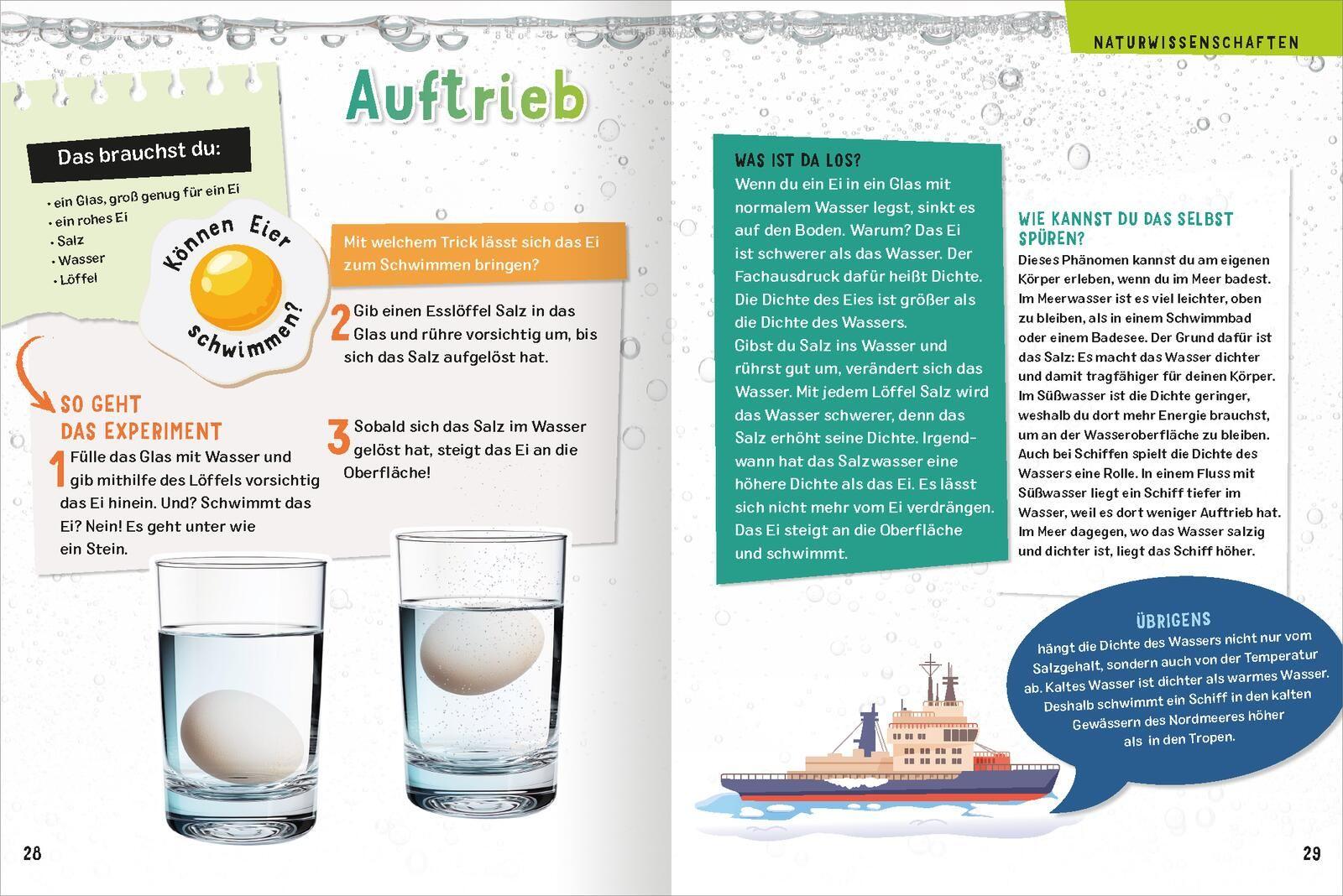 Beispielinhalt (Bild) Science & Kids - Geniale Experimente