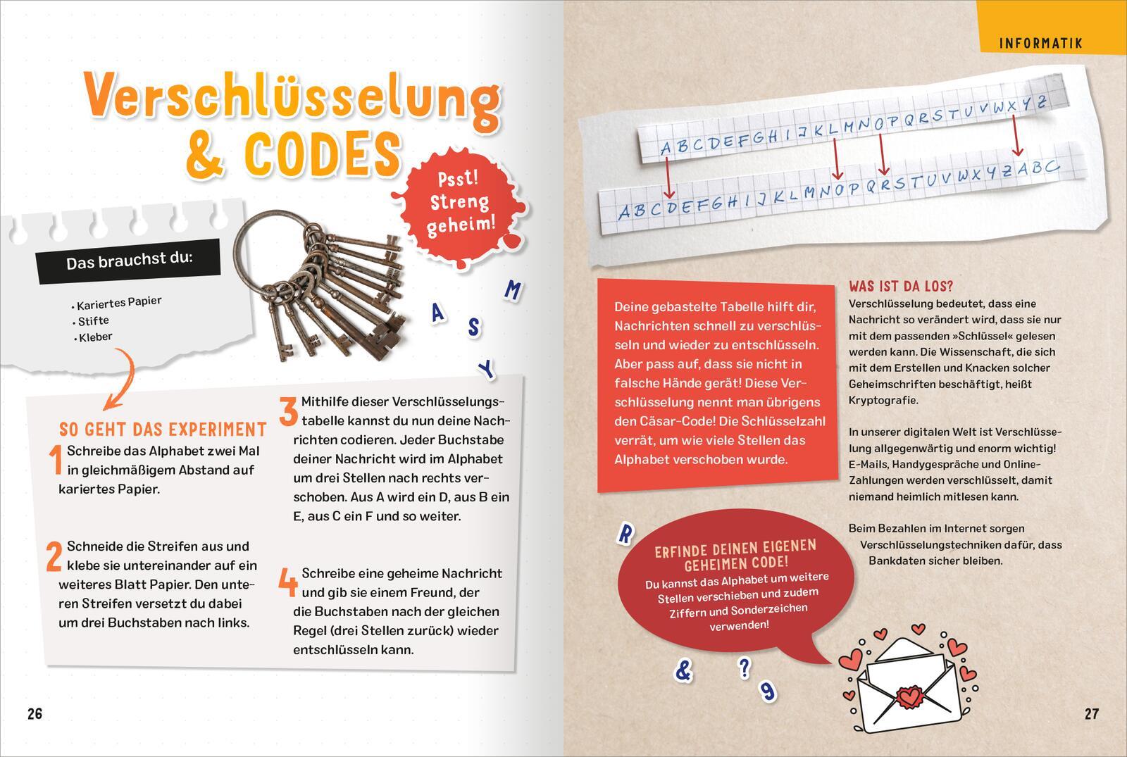 Beispielinhalt (Bild) Science & Kids - Geniale Experimente