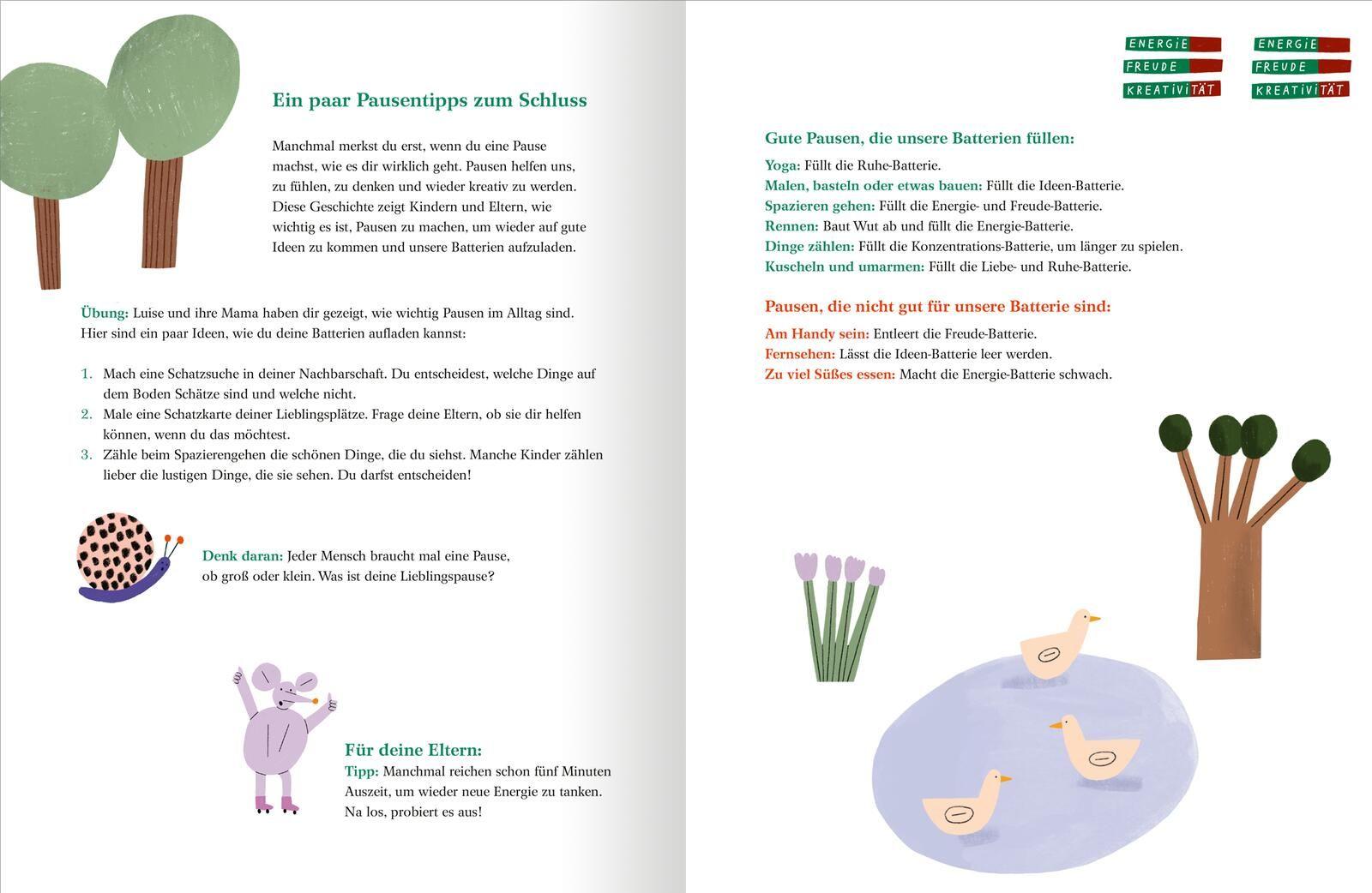 Beispielinhalt (Bild) Luise braucht 'ne Pause