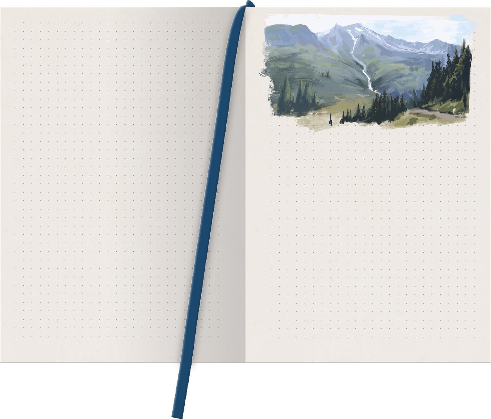 Beispielinhalt (Bild) myNOTES Papeterie: Notizbuch A5 Fabelwesen