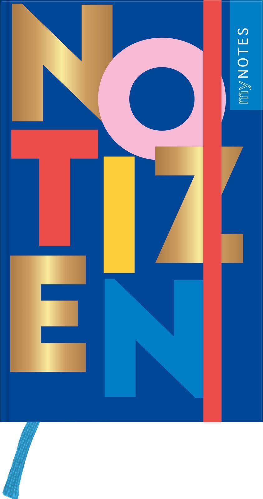 Beispielinhalt (Bild) myNOTES Papeterie: Notizbuch A6 NOTIZEN - COLOR POP