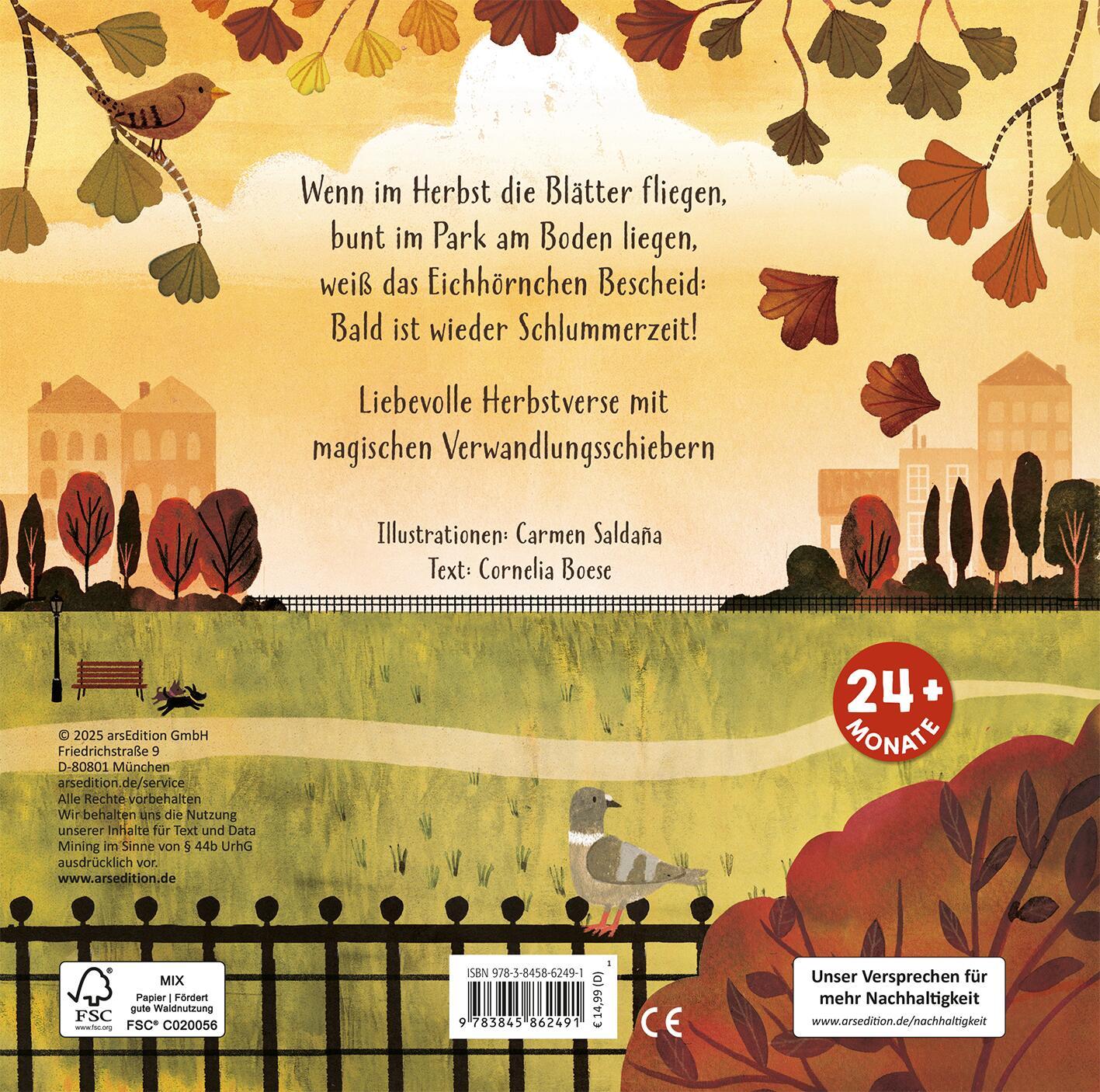 Rückseitencover Wenn im Herbst die Blätter fallen