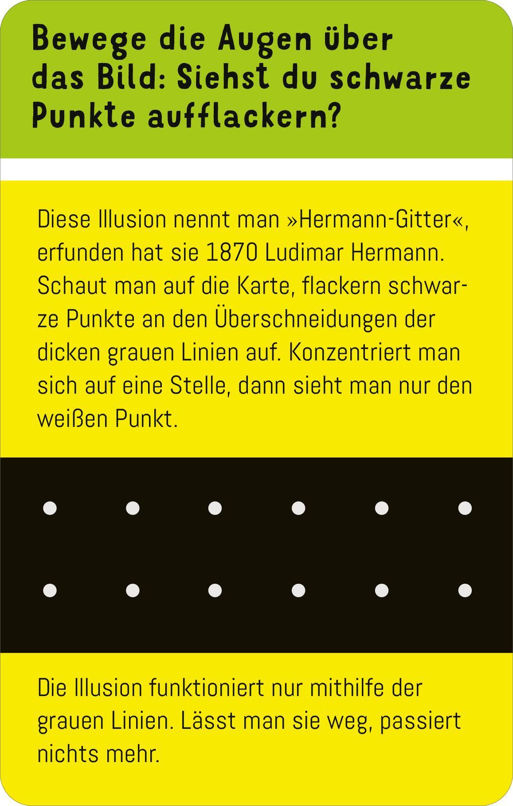 Beispielinhalt (Bild) Science & Kids - Optische Täuschungen