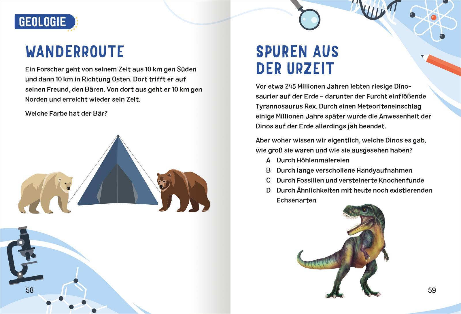 Beispielinhalt (Bild) Science & Kids - Naturwissenschafts-Rätsel