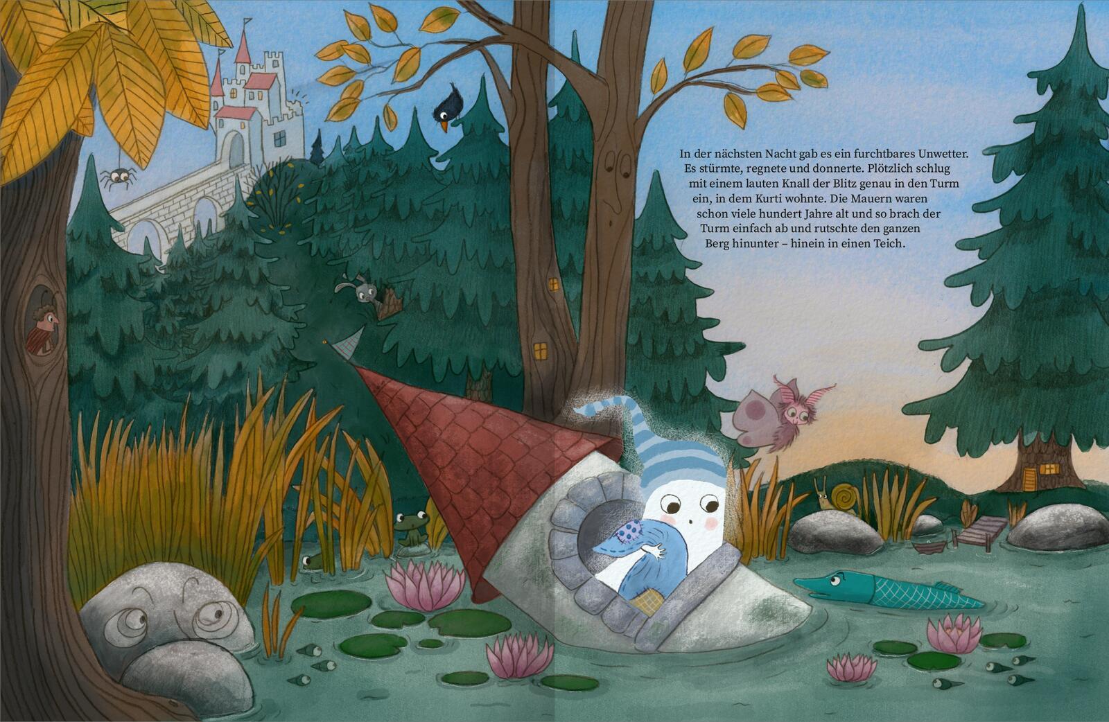 Beispielinhalt (Bild) KURTI - Das Schlossgespenst