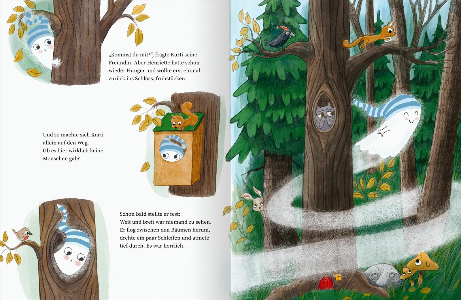 Beispielinhalt (Bild) KURTI - Das Schlossgespenst