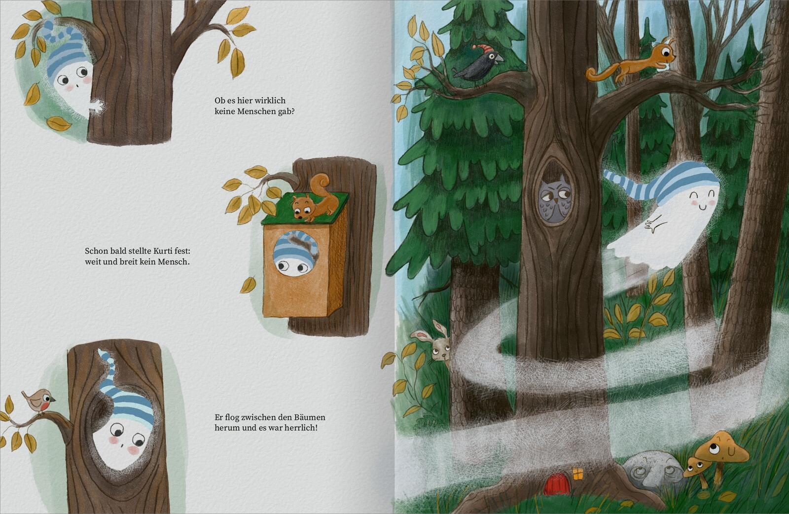 Beispielinhalt (Bild) KURTI - Das Schlossgespenst