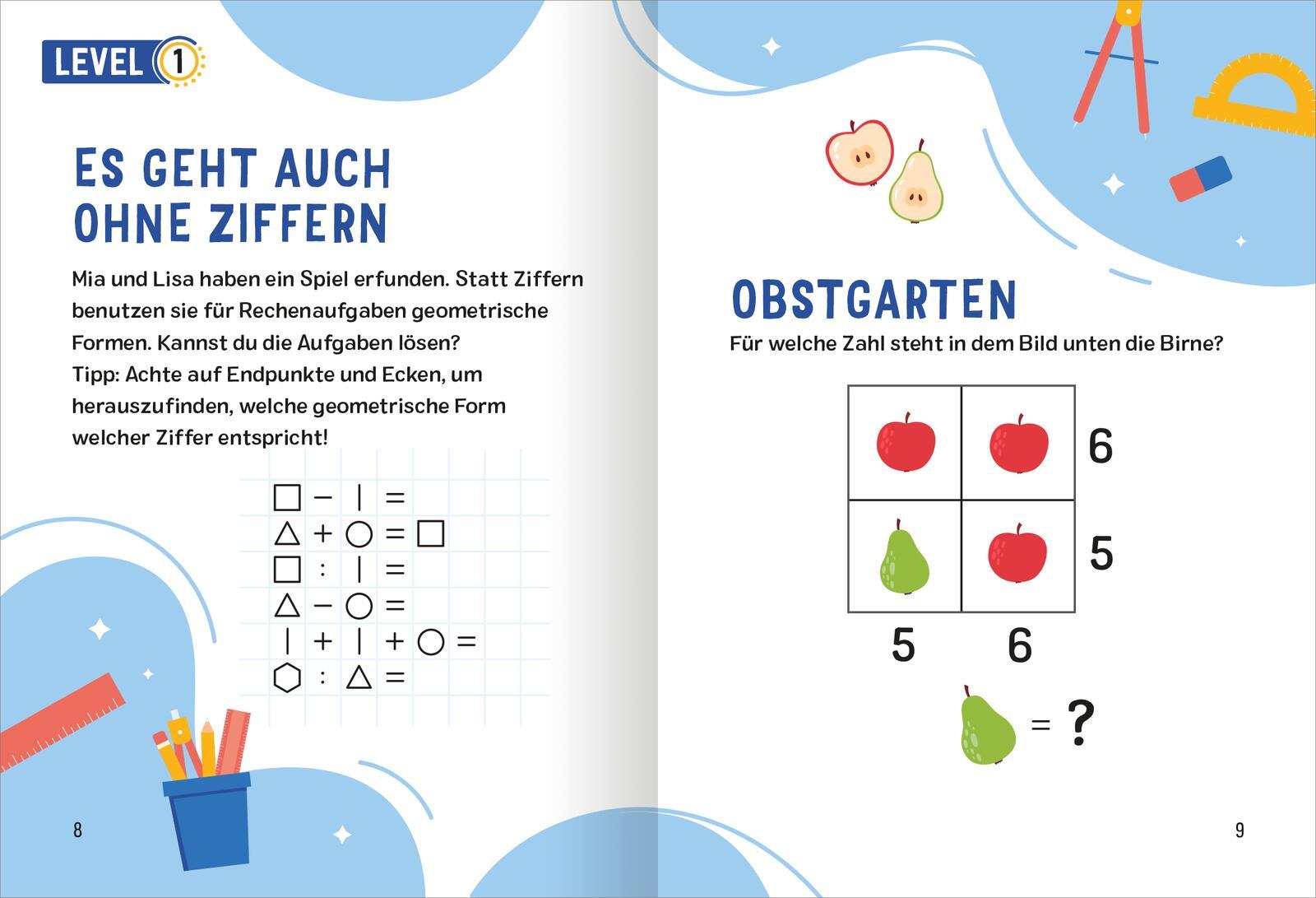 Beispielinhalt (Bild) Science & Kids - Mathe-Rätsel