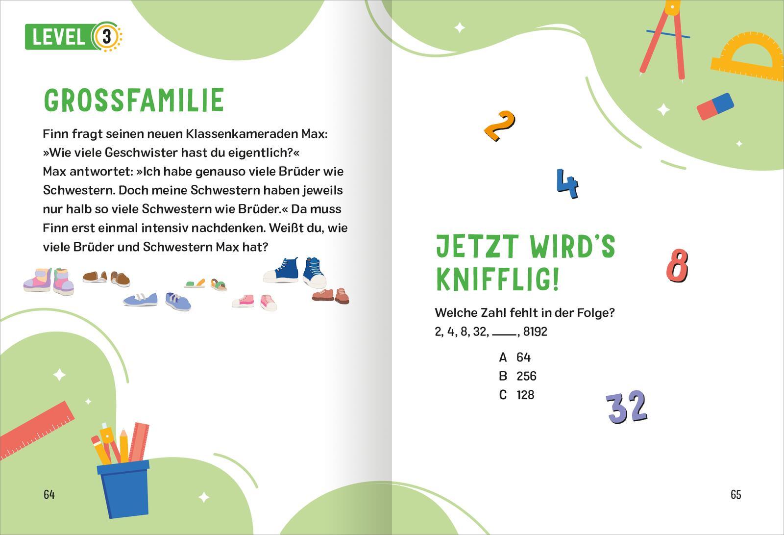 Beispielinhalt (Bild) Science & Kids - Mathe-Rätsel